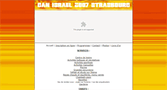 Desktop Screenshot of ganisrael.netposition.fr